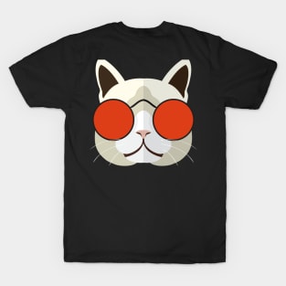 Cute Cat Face Mask T-Shirt